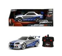 Skyline GT-R by Brian Model Car R/C Radio Controlled Fast And Furious Scale 1/16 29cm Original Jada Toys