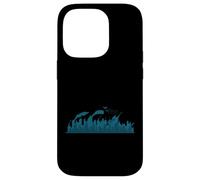 Skyline in front of Industry and Rockets City Case for iPhone 14 Pro
