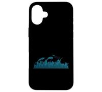 Skyline in front of Industry and Rockets City Case for iPhone 16 Plus