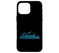 Skyline in front of Industry and Rockets City Case for iPhone 16 Pro Max