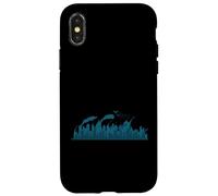 Skyline in front of Industry and Rockets City Case for iPhone X/XS