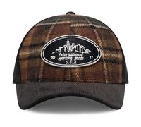 Skyline Patch Check Wool Checkered Cap Brown one size
