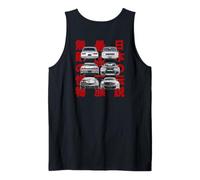 Skyline Series Gt R32 R35 KPGC10 On The Back Tank Top