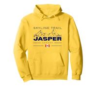 Skyline Trail Jasper Canada Flag Rocky Mountains Hiking Pullover Hoodie