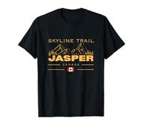Skyline Trail Jasper Canada Flag Rocky Mountains Hiking T-Shirt