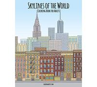 Skylines of the World Coloring Book for Adults: 1