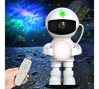 Skylla Astronaut Galaxy Star Projector Night Light Space Projector LED Light with Timer and Remote Control Star Nebula Ceiling Projection Beautiful Room Decoration for Game Room Home Cinema
