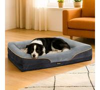 Skylos 119Cm Dog Bed Orthopedic Memory Foam Washable Pet Puppy Mattress