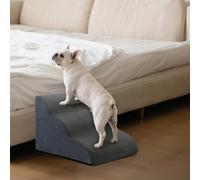 Skylos 3 Step Dog Ramp Stairs For Small Pets Bed Sofa Foam Non-Slip Washable