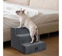 Skylos 3 Step Pet Dog Stairs Ramp Memory Foam Washable For High Sofa Bed