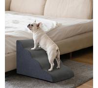 Skylos 4 Step Dog Ramp Stairs For Small Pets Bed Sofa Foam Non-Slip Washable