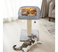 Skylos 71Cm Cat Tree Cat Scratching Post Climbing Tower With Kitten Bed Toy