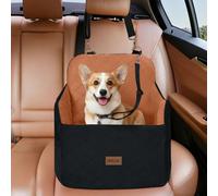 Skylos Brown Dog Booster Car Seat Portable Puppy Travel Carrier Bed For Pet