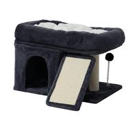 Skylos Cat Tree Tower Big Perch Bed Spacious Condo with Sisal Scratching Post