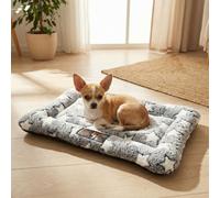 Skylos Dog Bed Pet Cat Cushion Crate Mat Arctic Fleece Extra Large Anti-Slip