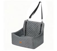 Skylos Dog Booster Car Seat Travel Carrier Bed Bag Basket for Medium Large Pets - Medium-Grey