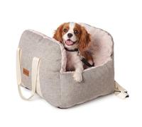 Skylos Dog Car Seat, Car Dog Bed For Small Pets, Plush Removable Washable | Oxford Fabric, Plush Lining, Waterproof Inner, Dual Safety Buckles, Removable Washable Cover, Small Pets, Car Travel