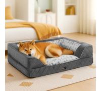 Skylos Extra Large Pet Dog Orthopedic Bed Memory Foam Washable Cushion