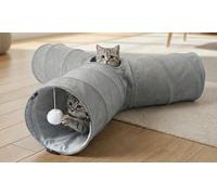 Skylos Multi-Functional Cat Furniture and Play Tunnel Range: Skylos 3-Way Cat Tunnel Foldable Play Tunnel with Balls
