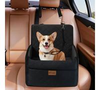 Skylos Pet Dog Booster Car Seat Portable Travel Carrier Bed Basket Black