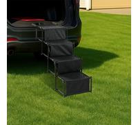 Skylos Pet Dog Ramp 4 Step Soft Foldable Portable For Car Suv Booster