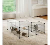 Skylos Pet Pen 14 Panel Puppy Rabbit Kitten Playpen Indoor Enclosure Cage