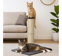Skylos Tall Cat Scratching Post Natural Sisal Pole Heavy Duty Base Toy