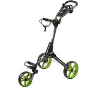 SkyMax 2019 CUBE 3 WHEELED COMPACT GOLF TROLLEY +FREE £39.99 ACCESSORY PACK (CHARCOAL/LIME)