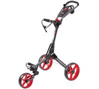 SkyMax 2019 CUBE 3 WHEELED COMPACT GOLF TROLLEY +FREE £39.99 ACCESSORY PACK (CHARCOAL/RED)