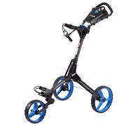 Cube 3-Wheel Golf Push/Pulll Trolley - Charcoal/Blue