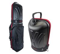 SKYMAX HARD SHELL TOP GOLF TRAVEL COVER - BLACK / RED