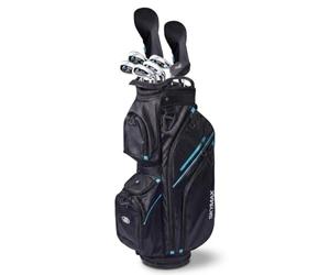 Skymax Women’s RH Boxed Golf Set Graphite - Ladies Right Hand Golf Clubs with Premium Cart Bag, Driver, Fairway Wood, Irons & Putter