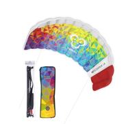 Skymonkey Skystormer 1.8 Parafoil Kite/Dual Line Stunt Kite (incl. Control Bar) Ready 2 Fly - 180 cm [multicolor]