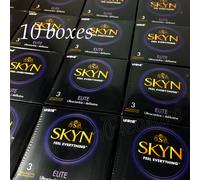 SKYN Elite condoms Ultra thin Non-Latex Sensitive condoms Retail Box of 3