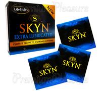 SKYN Extra Lubricated 2 Boxes of 6 Condoms Non-latex Polyisoprene Sensitive