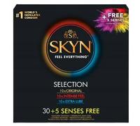 Skyn Selection+ 30+5free Condom Mix Transparent One Size