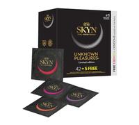 SKYN Unknown Pleasures+ (Pack of 42) & 5 Senses+ (Pack of 5) Condoms