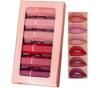 Skynest 6 PCS Vivid Colours Lipstick Set, Long Lasting, Moisturizing, Creamy Texture, Soft, Watermelon Flavored Lipstick With Gift Box