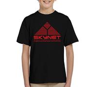 Skynet Cyberdnye Systems Terminator Kid's T-Shirt Black