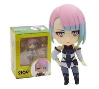 Skynomad 10cm Cyberpunk Edgerunners Figurines - David Martinez Lucy Rebecca Movable Doll Figures PVC Collection Model Toy Gift for Cyberpunk Anime Fans (Lucy Kushinada #2109)