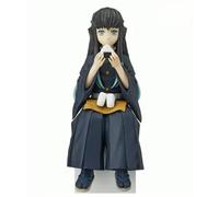 Skynomad Anime Demon Slayer Sitting - Kamado Tanjirou Nezuko Inosuke Zenitsu Rengoku - Model Collection for Demon Slayer Kimetsu No Yaiba Anime Fans (Muichiro Tokito)