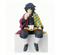 Skynomad Anime Demon Slayer Sitting - Kamado Tanjirou Nezuko Inosuke Zenitsu Rengoku - Model Collection for Demon Slayer Kimetsu No Yaiba Anime Fans (Giyu Tomioka)