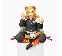 Skynomad Anime Demon Slayer Sitting - Kamado Tanjirou Nezuko Inosuke Zenitsu Rengoku - Model Collection for Demon Slayer Kimetsu No Yaiba Anime Fans (Kyojuro Rengoku)