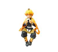 Skynomad Anime Demon Slayer Sitting - Kamado Tanjirou Nezuko Inosuke Zenitsu Rengoku - Model Collection for Demon Slayer Kimetsu No Yaiba Anime Fans (Zenitsu Agatsuma)