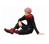 Skynomad Anime JJK Gojo Geto Yuji Figurines - Collectible Statues from Jujutsu Kaisen Anime Manga Series (Yuji Sitting 8cm)