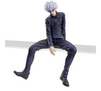 Skynomad Anime JJK Gojo Geto Yuji Figurines - Collectible Statues from Jujutsu Kaisen Anime Manga Series (Young Gojo Sitting 13cm)