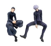Skynomad Anime JJK Gojo Geto Yuji Figurines - Collectible Statues from Jujutsu Kaisen Anime Manga Series (Gojo & Geto (2 Piece Set))