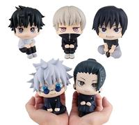 Skynomad Anime JJK Jujutsu Kaisen Yuji Gojo Megumi Figures - Decorative Collectibles for Jujutsu Kaisen Fans Popular Anime and Manga Series (5 Piece Set 11cm)