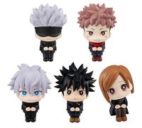 Skynomad Anime JJK Jujutsu Kaisen Yuji Gojo Megumi Figures - Decorative Collectibles for Jujutsu Kaisen Fans Popular Anime Manga Series (5 Piece Set 10cm)