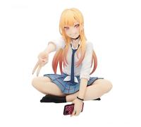 Skynomad Anime Marin Kitagawa from My Dress Up Darling Figurines Collectible Gift Statues for My Dress Up Darling Anime Manga Fans (School Uniform Sitting 10cm)